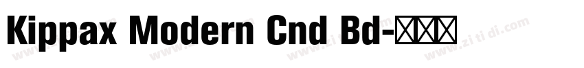 Kippax Modern Cnd Bd字体转换 Kippax Modern Cnd Bd字体转换